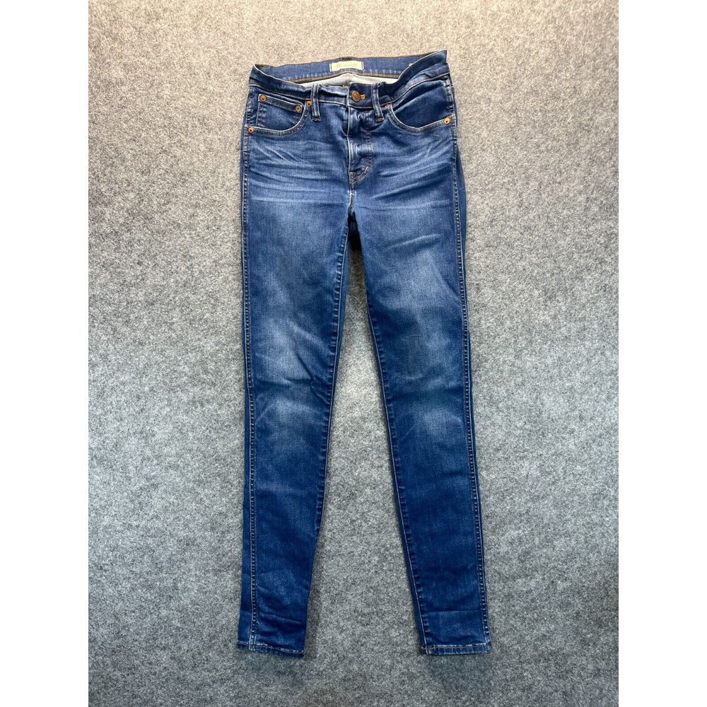 Madewell Jeans Women's 26 9" High Rise Skinny Stretch Denim‎ Pants